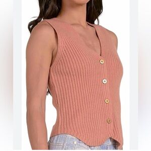 Elan Bella Sweater Vest Size Medium